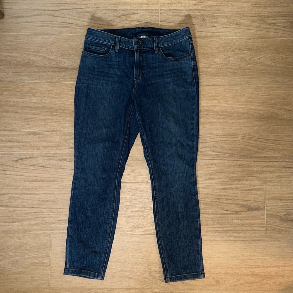 EUC L.L. Bean Women’s Classic BeanFlex Skinny Leg Jeans 10P